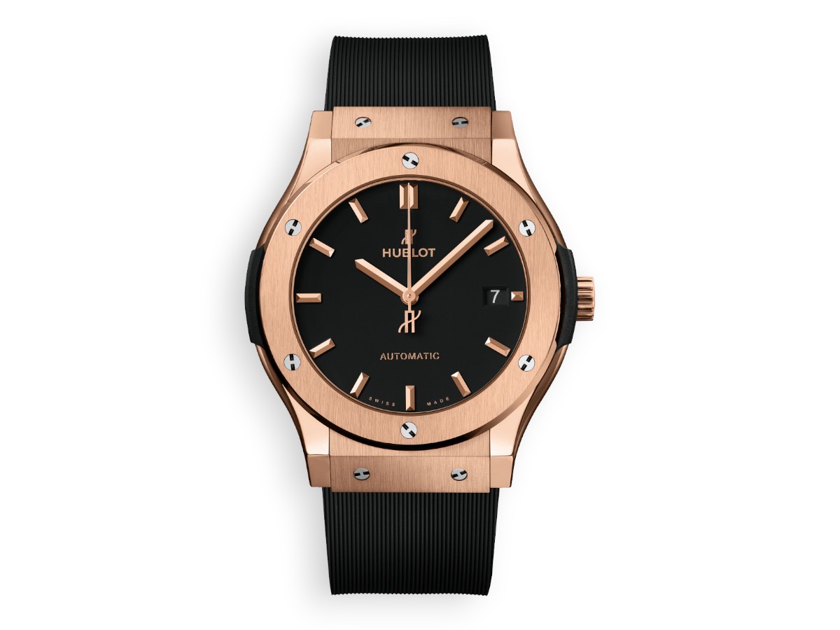 Hublot Classic Fusion 3-hands 45 mm King Gold black ref.511.ox.1181.rx main face
