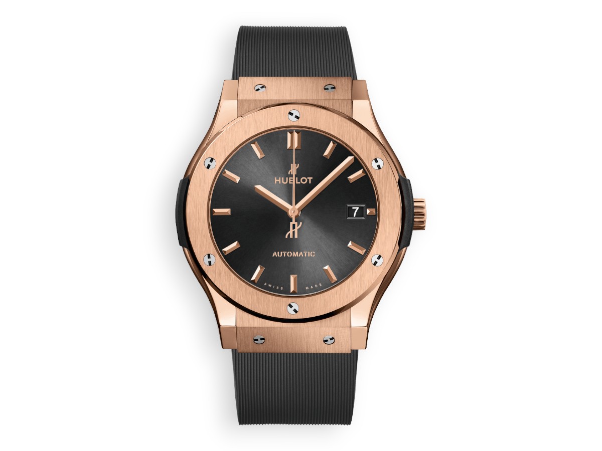 Hublot Classic Fusion 3-hands 45 mm King Gold grey ref.511.OX.7081.RX main face
