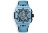 hublot spirit of big bang chronograph ceramic 42mm blue 642.ex.5110.rx main face