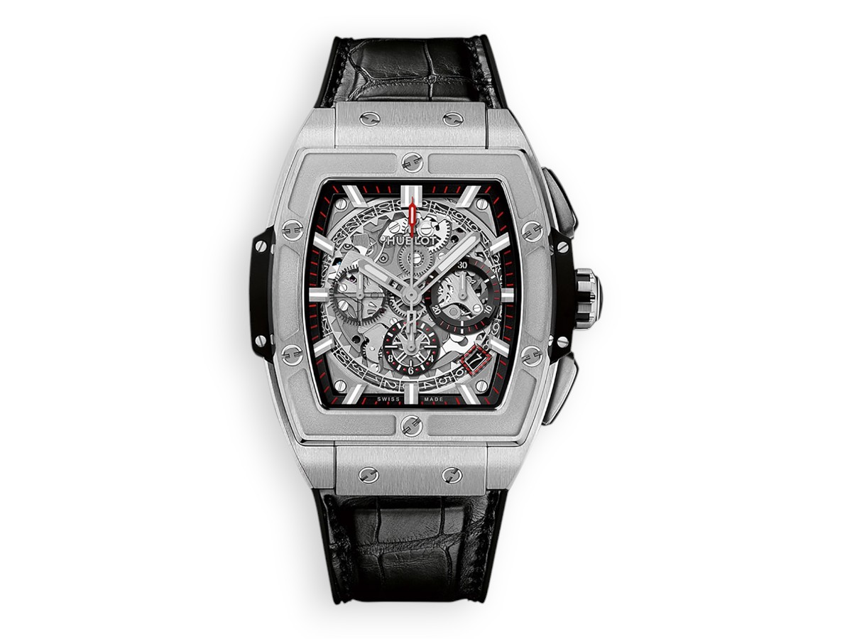 Hublot Spirit of Big Bang Chronograph Titanium 42 mm Leather Leather 641.nx.0173.lr main face