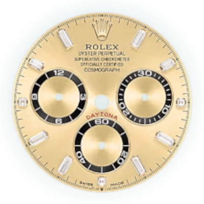 Golden, bright black with diamonds watchhub