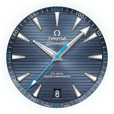 omega seamaster aqua terra 150m 41 mm 22012412103002 dial