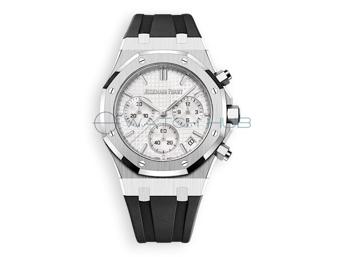 Audemars Piguet Royal Oak Flyback Chronograph 26240 Rubbersilvered dial 26240ST.OO.D002CA.07