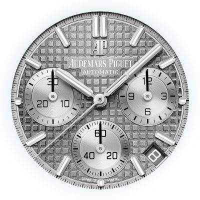 audemars piguet royal oak flayback chronograph ref.26239BC.GG.1224BC.01 dial