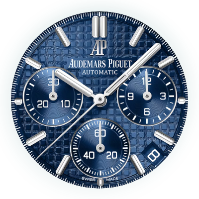 audemars piguet royal oak flayback chronograph ref.26239BC.OO.1220BC.01 dial