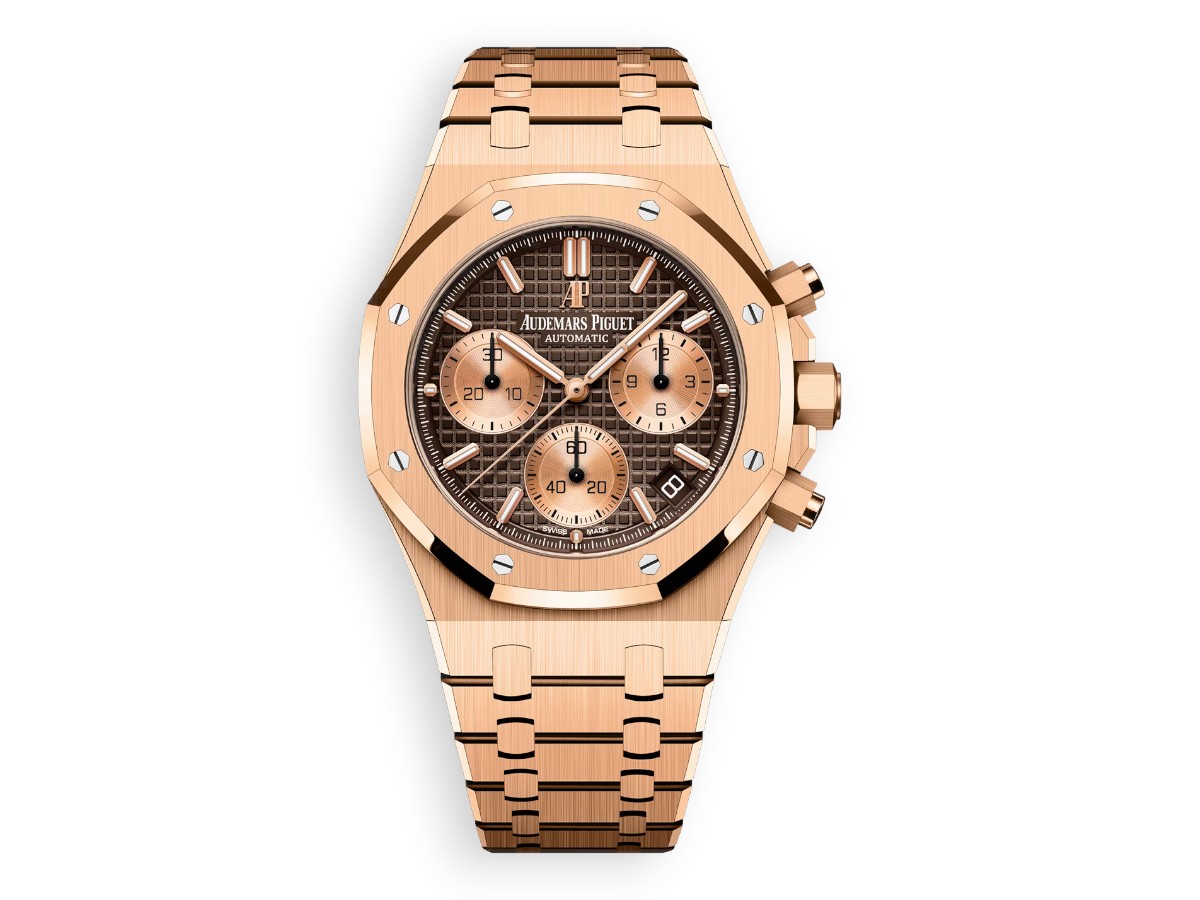 Audemars Piguet Royal Oak Flyback Chronograph Gold 26239 ref.26239or.oo.1220or.02 main face